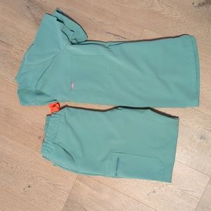 Figs Scrub Set - Jade Green